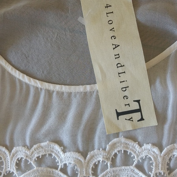 Johnny Was 4LNL Silk Chiffon Tank Blouse Sz S - Picture 4 of 5